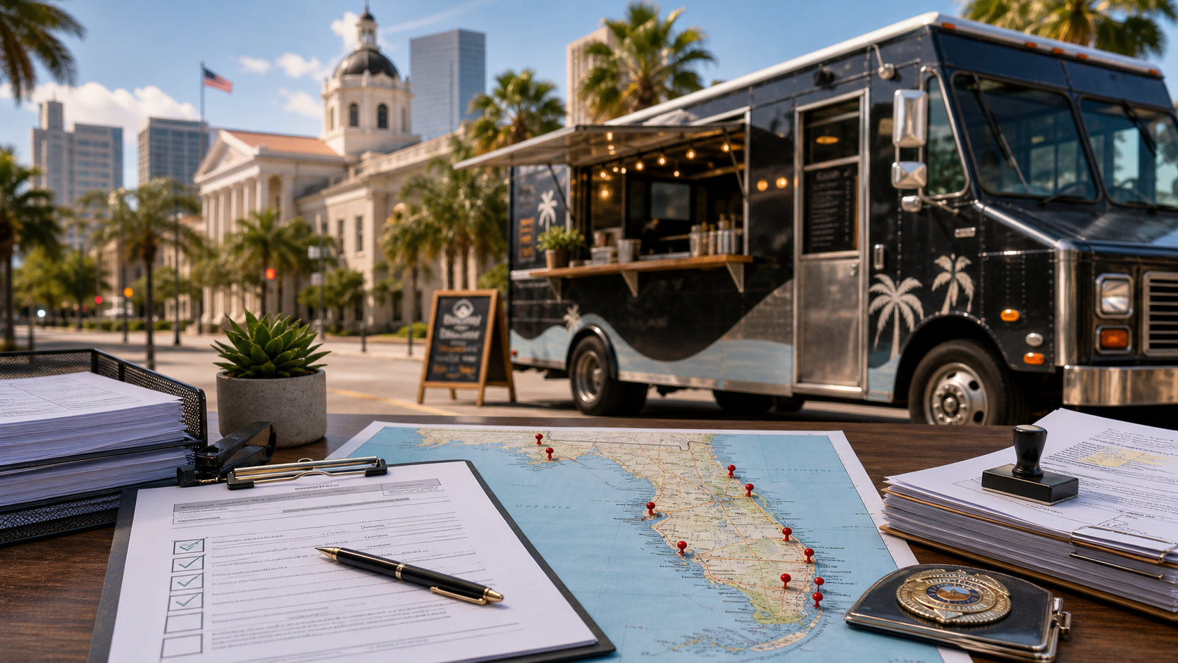 Food truck permit requirements across Florida
